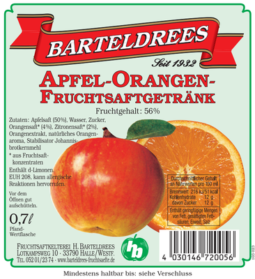 Apfel Orange