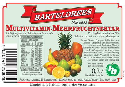 Mehrfruchtnektar 0,2l