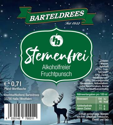 alkoholfreier Fruchtpunsch