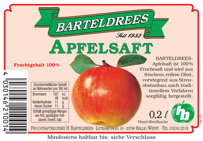 Apfelsaft 0,2l
