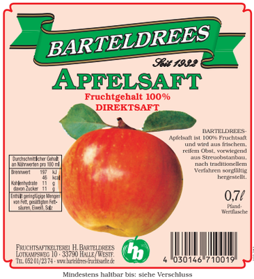Apfelsaft 0,7l